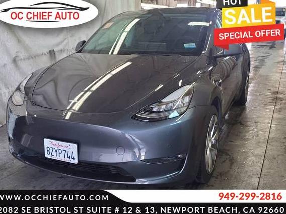 TESLA MODEL Y 2022 7SAYGDEEXNF357420 image